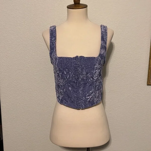 NEW Wild Fable velour crop tank top - Picture 3 of 14